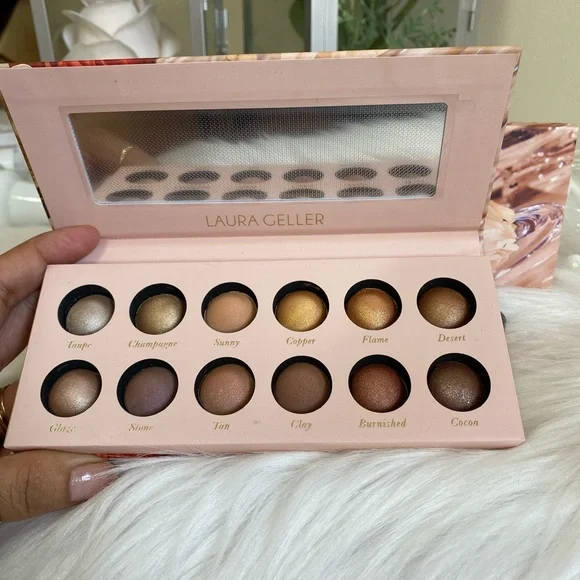 Laura Geller The Delectables 12 Multi Finish Baked Eyeshadows Bold Basics - Picture 2 of 6